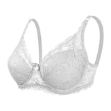 Lace Bra with Adjustable Straps | Padded Thin Cotton Cup | Full Coverage Comfort Fit
